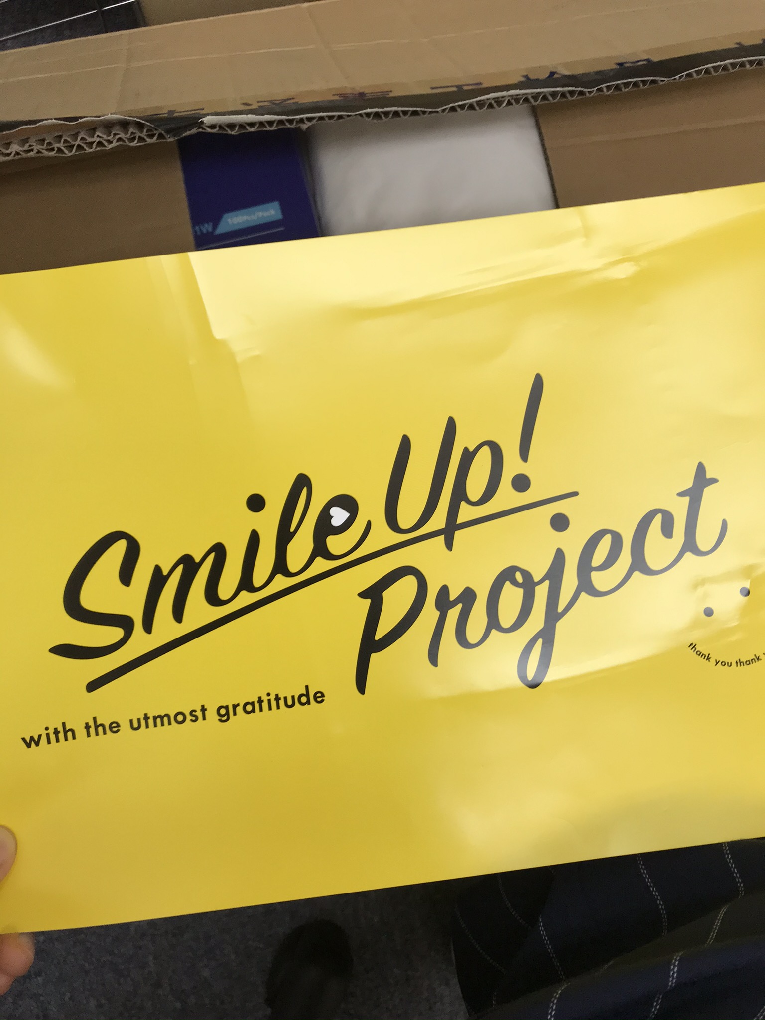 ジャニーズから医療物資が届きました☆