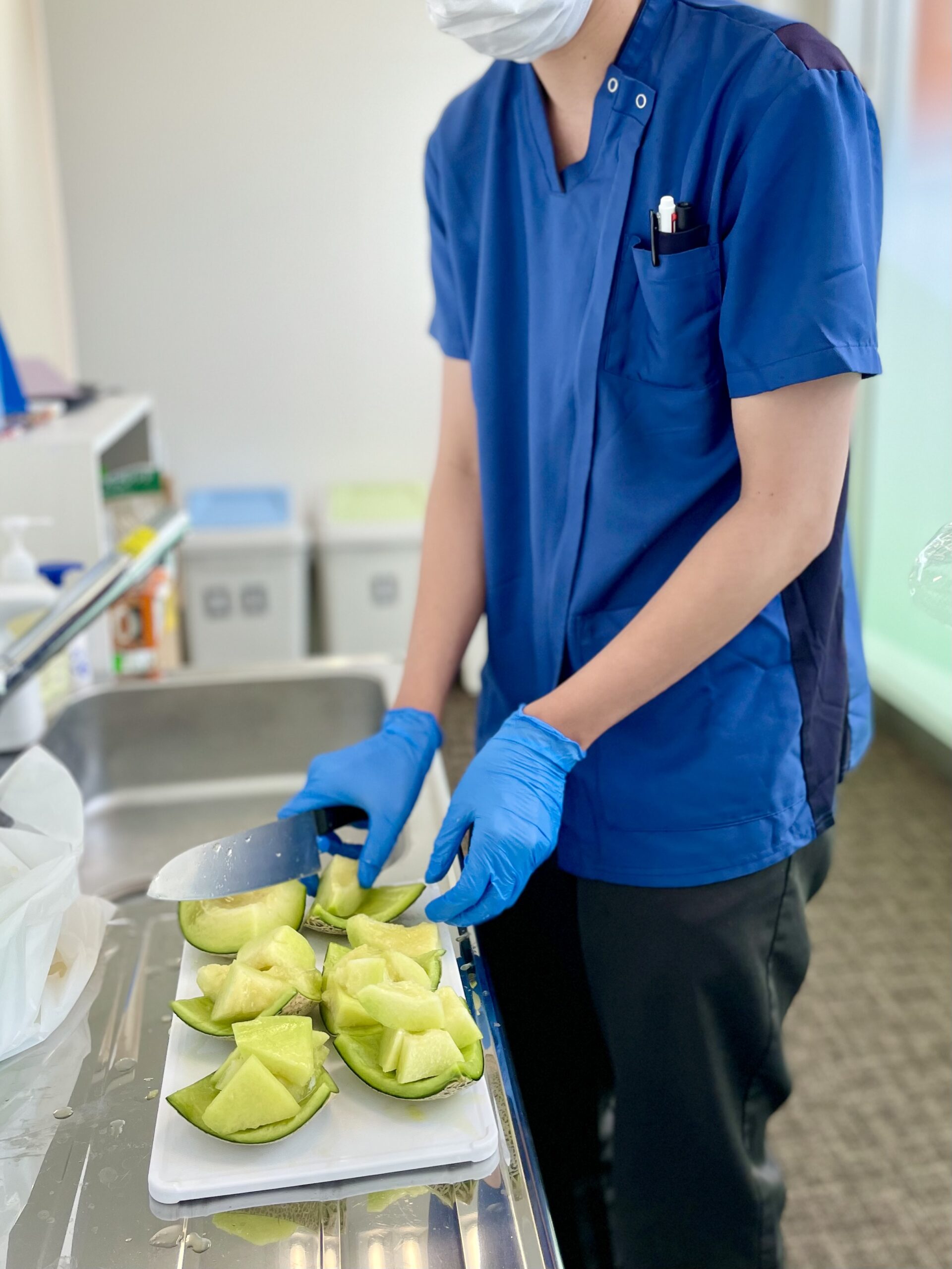 あだち院の患者様からメロンいただきました！